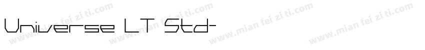 Universe LT Std字体转换